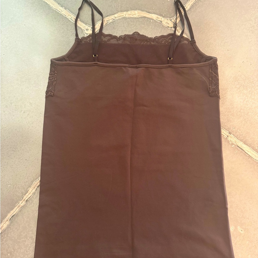 Banana Republic Brown Lace Camisole Size M - Picture 3 of 4
